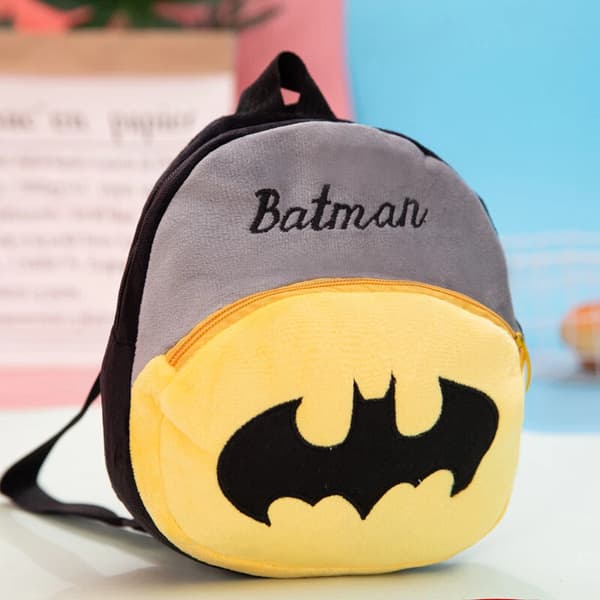 Barn Barn Plys Mini Rygsæk Børnehave Udendørs Skoletaske Tasker Studenter Batman