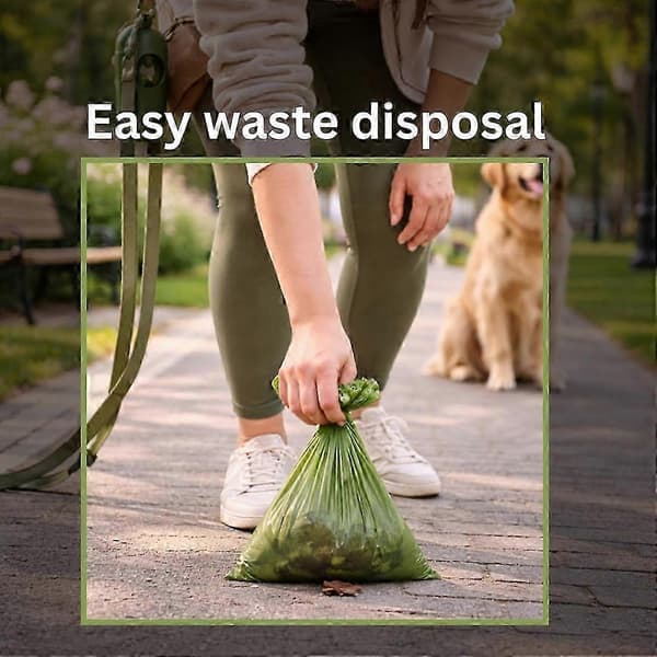 Lækagesikre miljøvenlige hundeposer Green