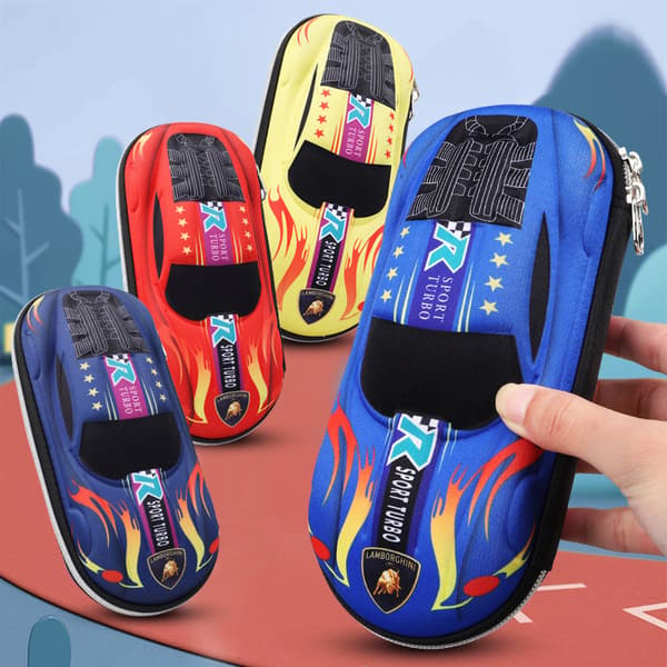 3D Racing Car Pennal EVA Vanntett etui