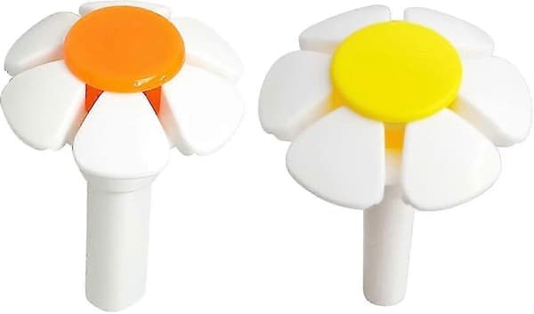 2-pak gul blomsterfontæne-dyseudskiftning