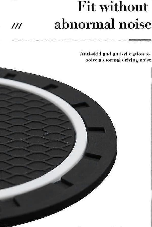 2 universelle bilkopholder silikoneunderlag (7 cm, sort), reservedele