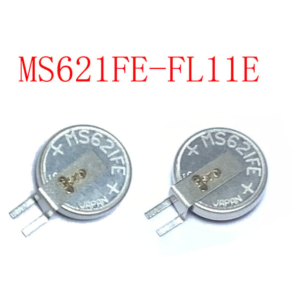 Oppladbart batteri for SEIKO MS621FE FL11E 3V 5,5 mAh superkapasitet A 10Pcs