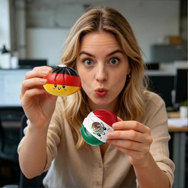 National Flag Dumpling Squeeze Toy – Vattentät Design – för Utomhusbruk A