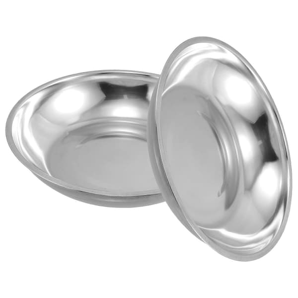 Vægtskål til mekanisk vægt 2 stk. sølv rustfrit stål til hjemmebrug 25.00X25.00X5.00CM Silver