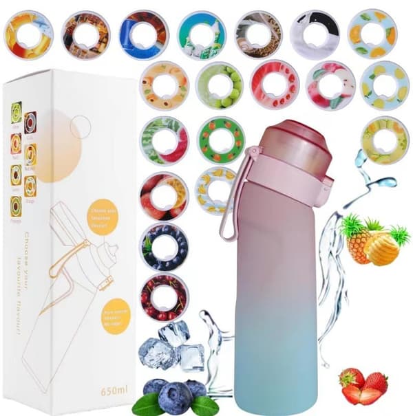 0sugar0 Kalorigradient Färg Doft Vattenkopp Sportkopp Tritan Doftringkopp