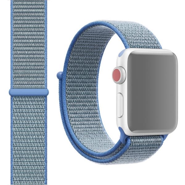 Apple Watch 42mm / 44mm Nylonranneke Sininen 32 2-Pack