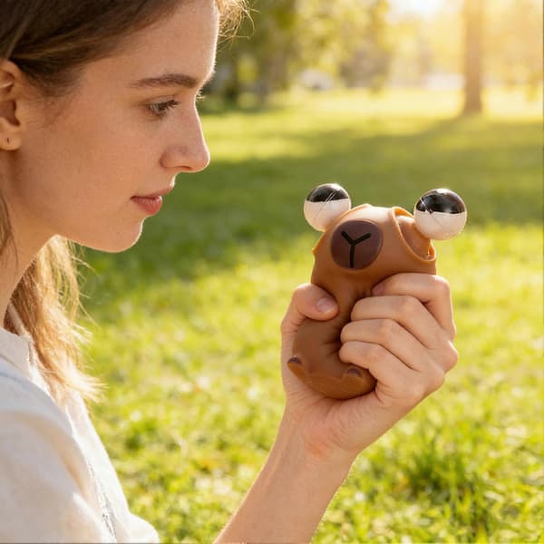 Popping Eye Capybara Squeeze Toy - med ångestlindring - för barn 1st