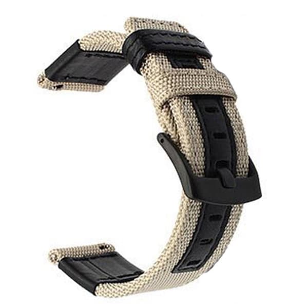 Stilsäkert Nylonarmband - Samsung Galaxy Watch S3 Frontier Blå Blå 22mm