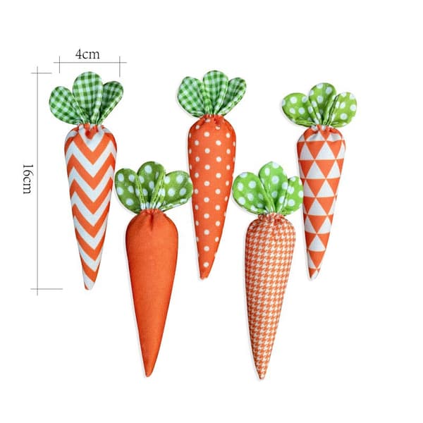 Påskepynt og gulrøtter