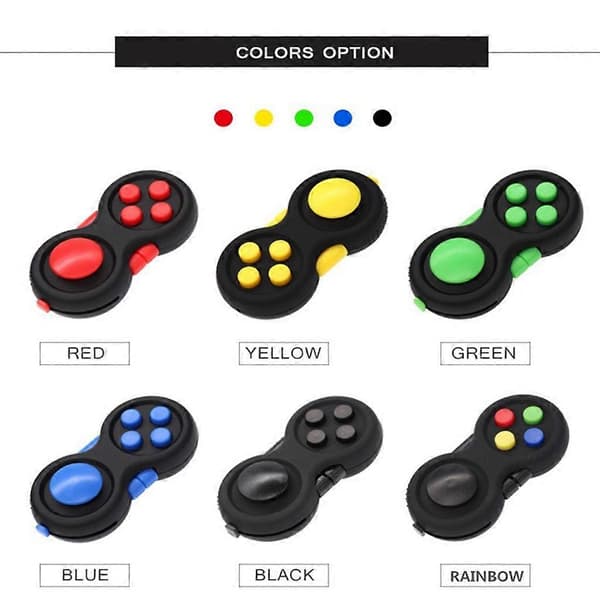 Controller Pad Spil til Fokus Legetøj Glat ABS Plast Stressaflastende Legetøj til ADD Multicolor