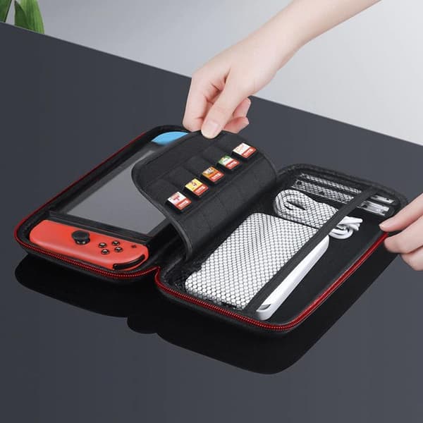 Protective Case for Nintendo Switch: Shockproof & Practical Svart black