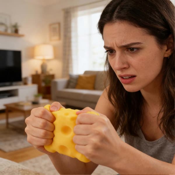 Langsomt stigende osteterning – til angstlindring – med blød 10cm