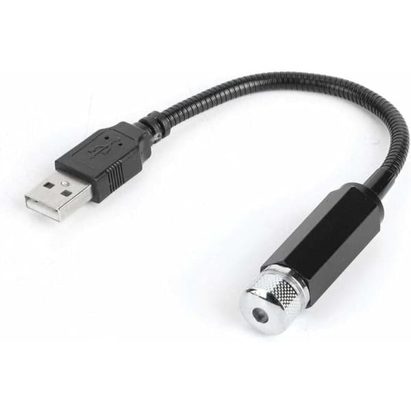 Bilstjernehimmel, bilinteriør USB-stemningslys LED-takatmosfærelys for biltak (lys lilla blå)