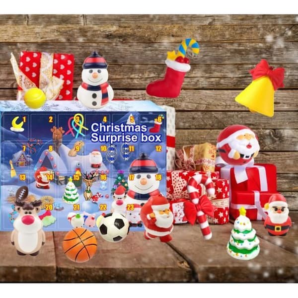 DIY julekalender armbånd blindboks 24 rum kalender nedtælling smykketilbehør overraskelses-blindboks