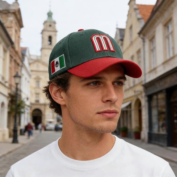 Justerbar M Bokstav Brodert Lue Myk Bomull Polyester Stoff Baseballhatt Hodeplagg For Solbeskyttelse Svart Black