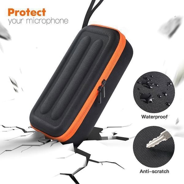 Rechargeable Microphone Storage Case - for JBL Party Box Wireless Microphone - Made of EVA (Microphone Not Included)