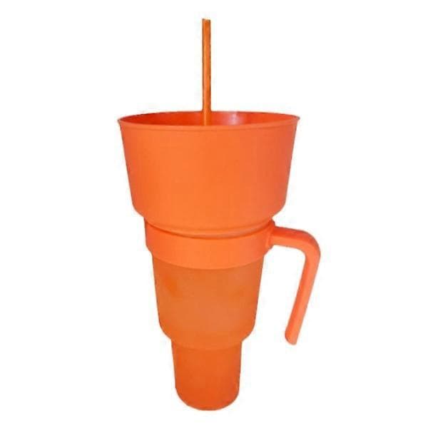 Stadion Tumbler Popcornkopp Snackskopp Multifunksjonell Krus 1000ml blå 1L