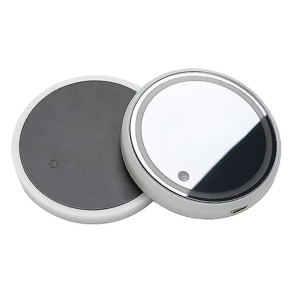 2 stk. LED kopholderlys, LED bilunderlag, 7 farver lysende kopunderlag