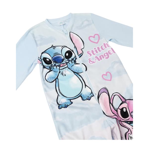 Flickors Allt-i-ett Nattkläder Blue 5-6 Years