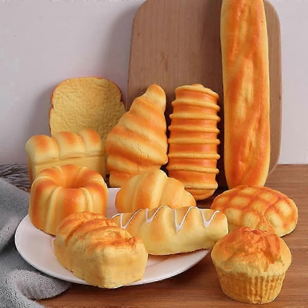 Blødt angstlindrende legetøj til voksne og børn Butter bread