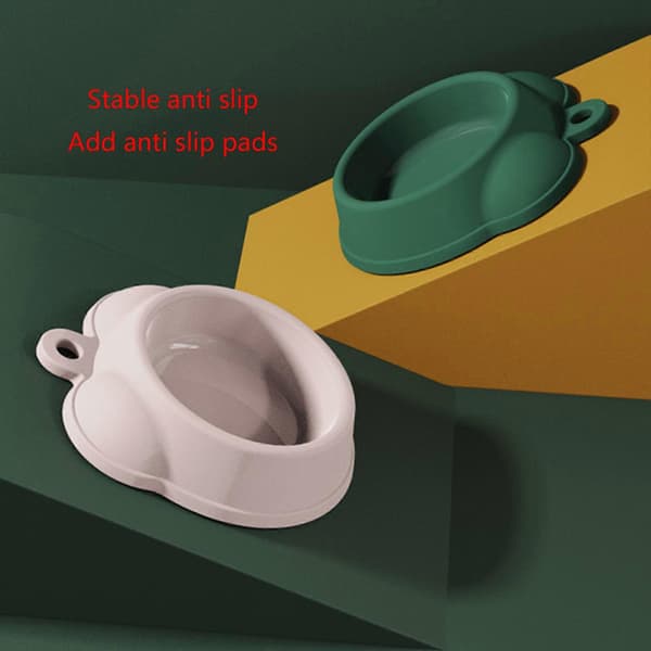 Stor foder- og vandskål til hunde med stor kapacitet til små, mellemstore og store hunde, malakitgrøn Malachite green