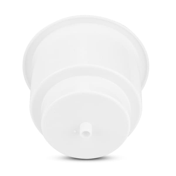 Marine RV Boat Yacht Plastic Drink Cup Bottle Can Holder With Insert Drain Hole Universal White