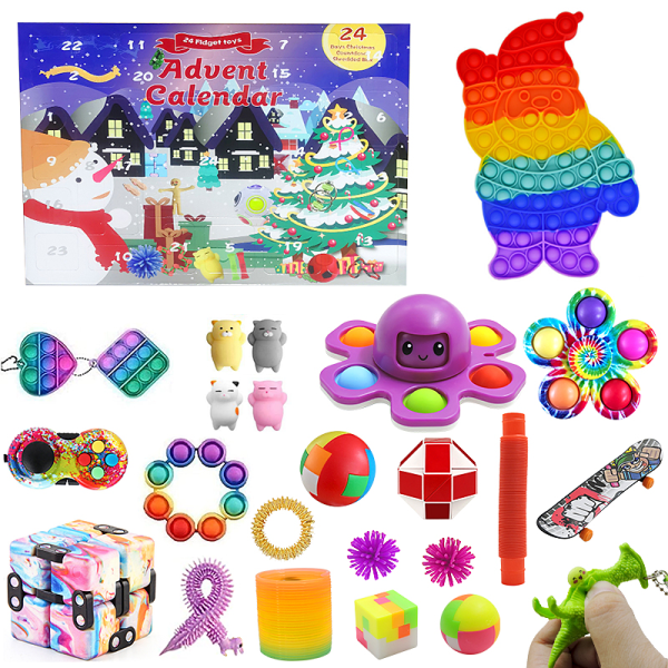 Adventskalendrar 2021 Toy for Kid, Fidget Toy Sensory Toy