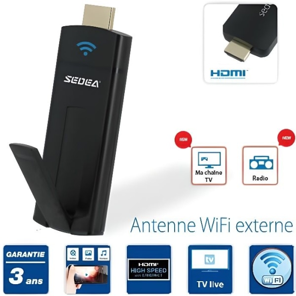SEDEACAST 2 WiFi multimedia HDMI-nyckel