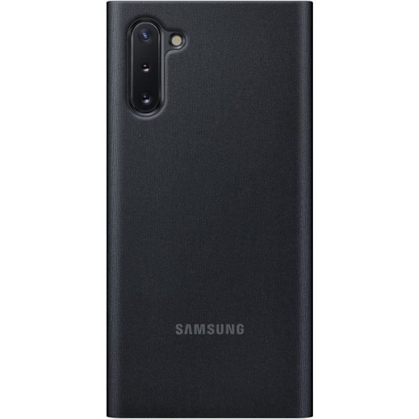 Clear View Cover Black Note10 Svart