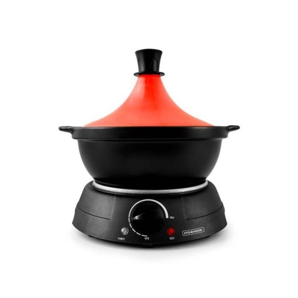 Elektrisk Tagine Med Terracotta Pot 3l K-jine Röd Kitchencook