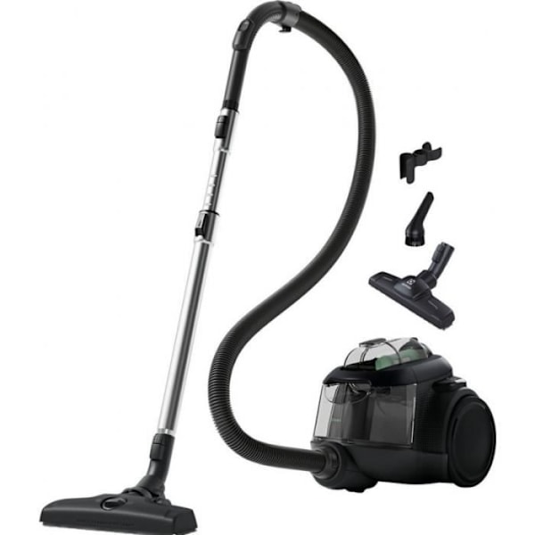Electrolux EL61C2GRN påslös dammsugare Svart