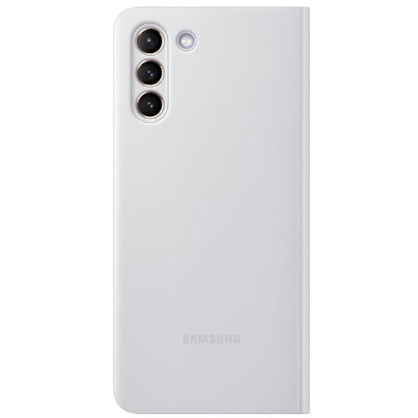 Smart Clear View Cover S21 Plus ljusgrå