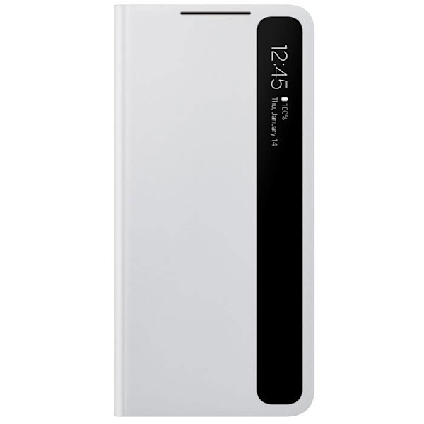 Smart Clear View Cover S21 Plus ljusgrå