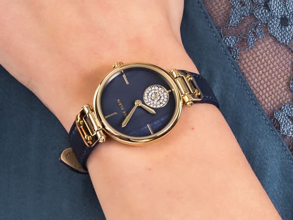 Anne Klein AK/3380NMNV – Damklocka navy 34mm x 40mm