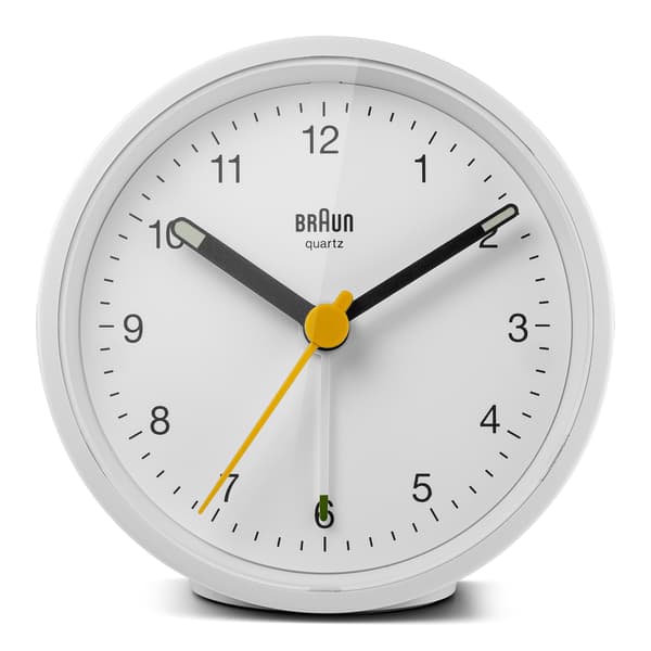 Braun Classic Analog Väckarklocka BC12W flerfärgad