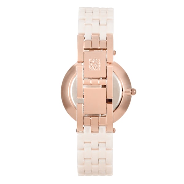 Watch Anne Klein AK/2130RGLP rose gold with  light pink 34mm x 40mm