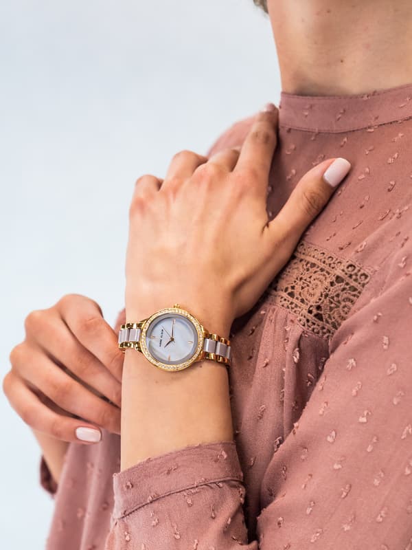 Anne Klein AK/1418RGTP – Damklocka multicolor