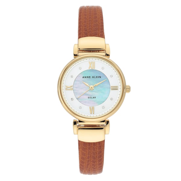 Watch Anne Klein AK/3660MPHY goldtone with honey color 30mm x 32mm