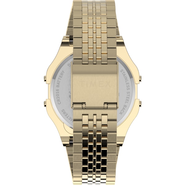 Timex watch Space Invaders TW2V30100 gold 34 mm