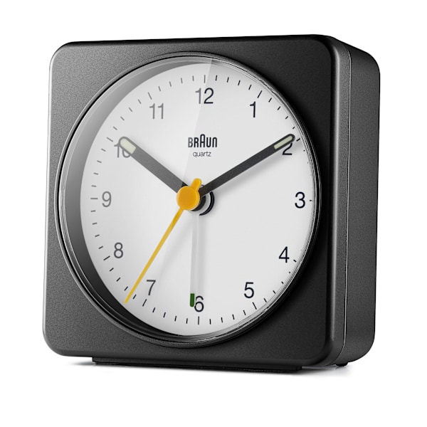 Braun Classic Analog Väckarklocka BC03BW flerfärgad