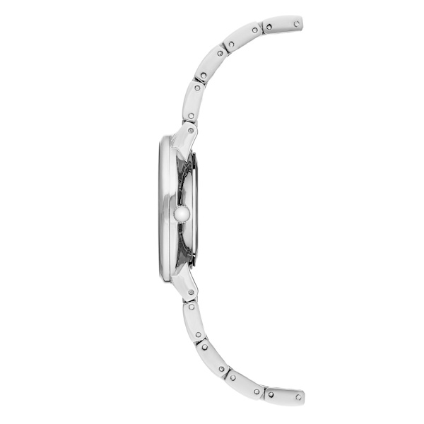 Damklocka Anne Klein AK/3201SVSV silvertone with Swarovski crystals  30mm x 35.5mm