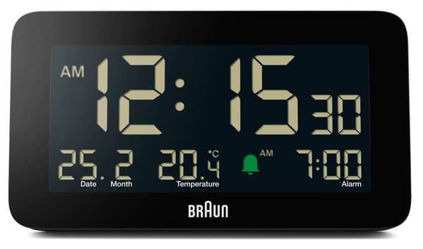 Braun Digital väckarklocka BC10B flerfärgad