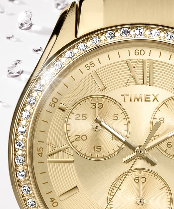 Timex TW2P66900 – Damklocka gold 38 mm