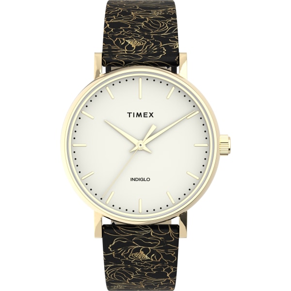 Watch Timex TW2U40700 black 37 mm