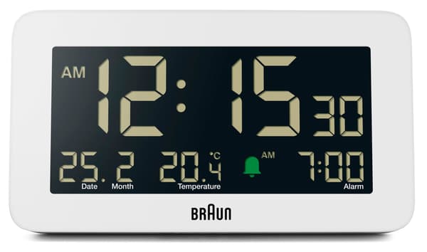 Braun Digital Väckarklocka BC10W flerfärgad