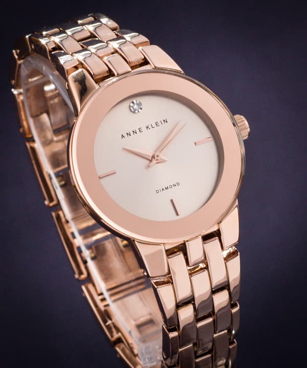 Anne Klein AK/1930RGRG – Damklocka rosegold 30mm x 38.5mm