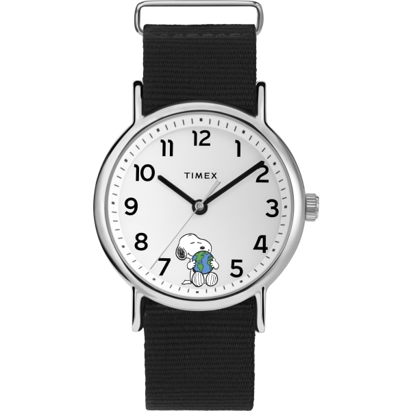 Timex x Peanuts Snoopy watch TW2V07000 black 38 mm