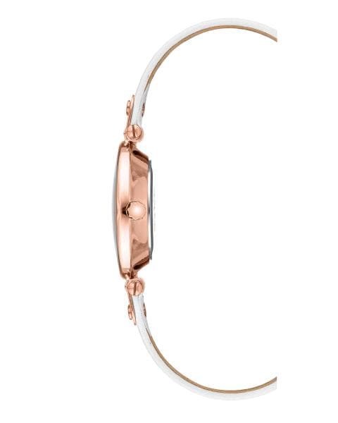 Anne Klein AK/2718RGWT – Damklocka white 30mm x 36.5mm