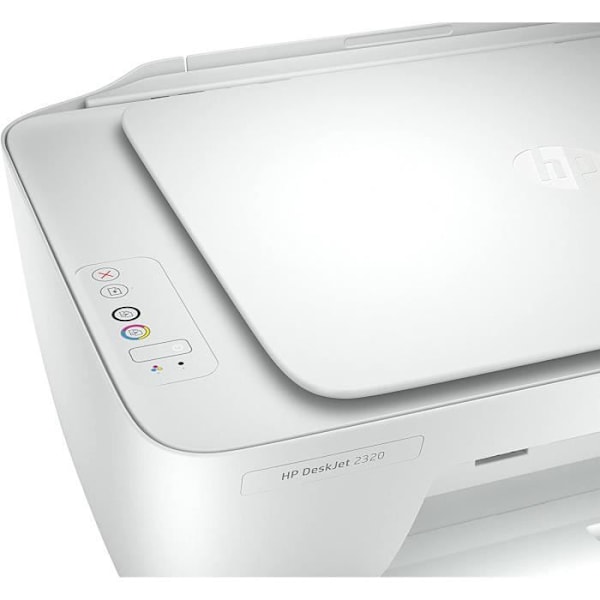 HP DeskJet 2320 A termisk inkjetprinter A4 4800 x 1200 DPI 7,5 ppm - Trådløs - Hvid