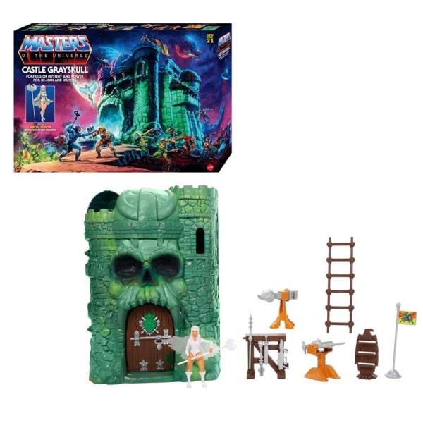 MASTERS OF THE UNIVERS ORIGINS GREY SKULL PLAYSET